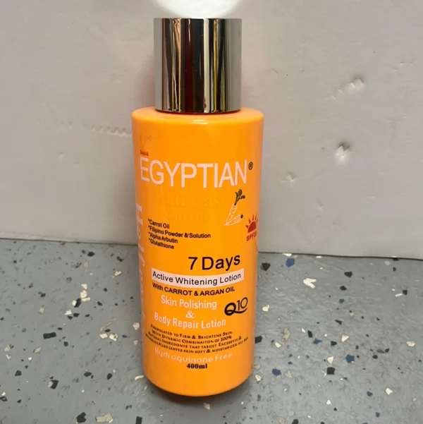 Egyptian Half Cast Carrot 7 Days Active Whitening Lotion