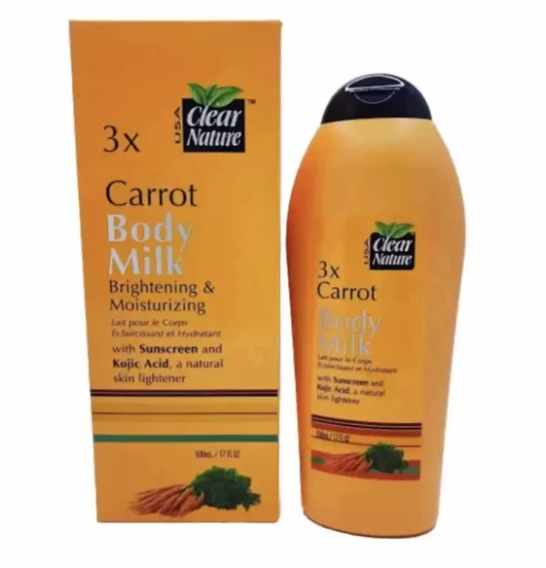 Clear Nature 3X Carrot Body Milk
