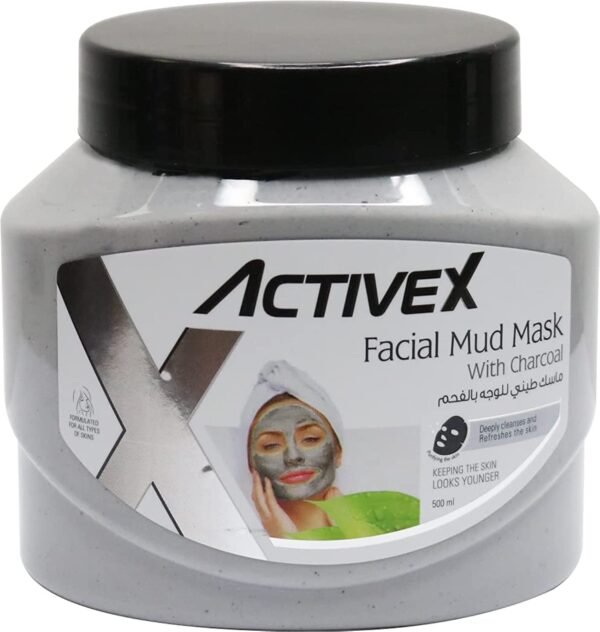 Activex Facial Mud Mask With Charcoal