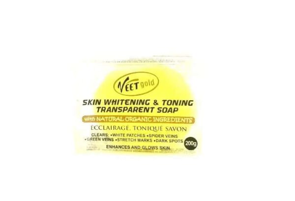 Veetgold Skin Whitening & Toning Transparent Soap