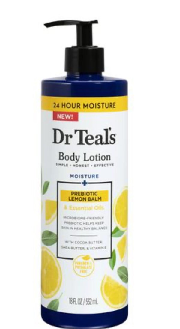 Dr Teals' Prebiotic Lemon Balm Body Lotion