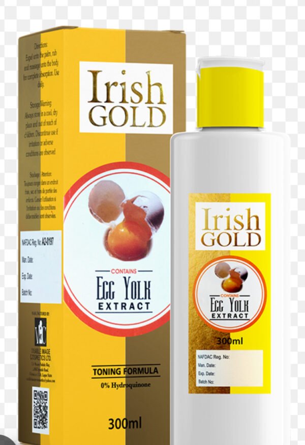 Irish Gold With Egg Yolk Extract Lotion