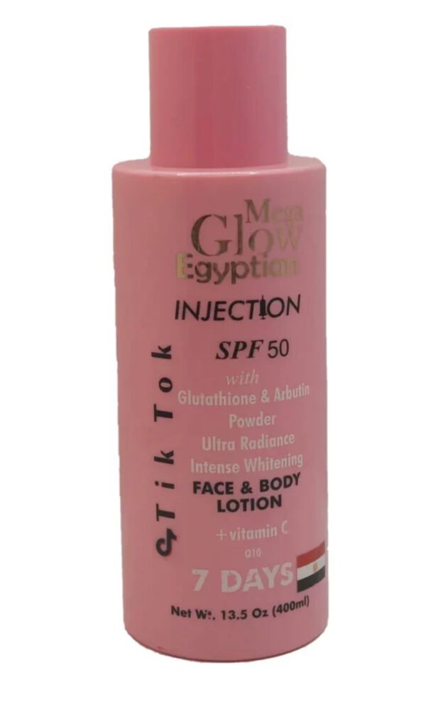 Mega Glow Egyptian Injection  Face And Body Lotion