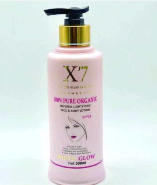 X7 100% Pure Organic Face & Body Lotion