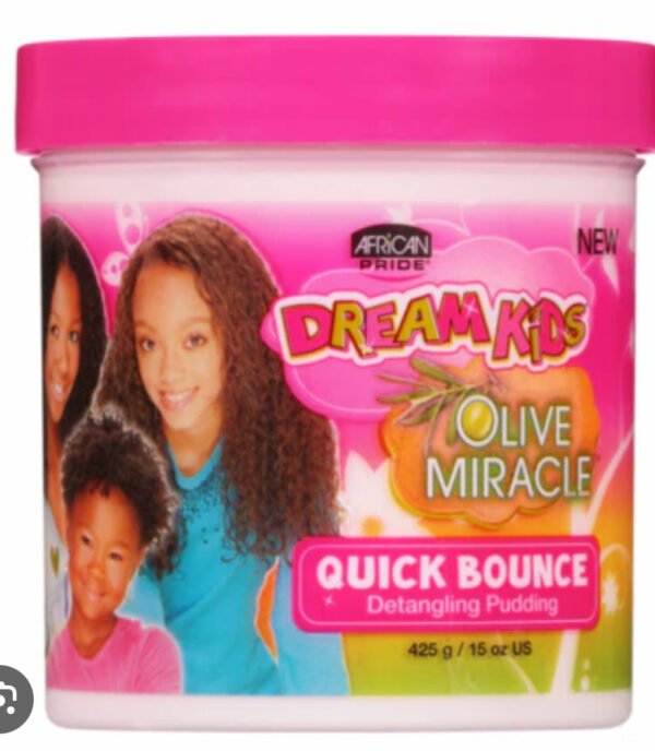 African Pride Dream Kids Olive Miracle Quick Bounce Detangling Pudding