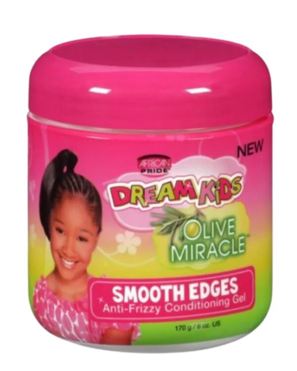 African Pride Dream Kids Olive Miracle Smooth Edge Anti Frizzy Conditioning Gel