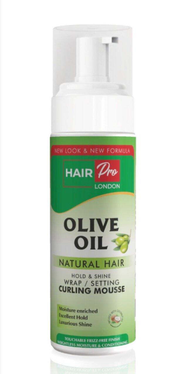 Hair Pro London Olive Oil Wrap/Setting Curling Mousse