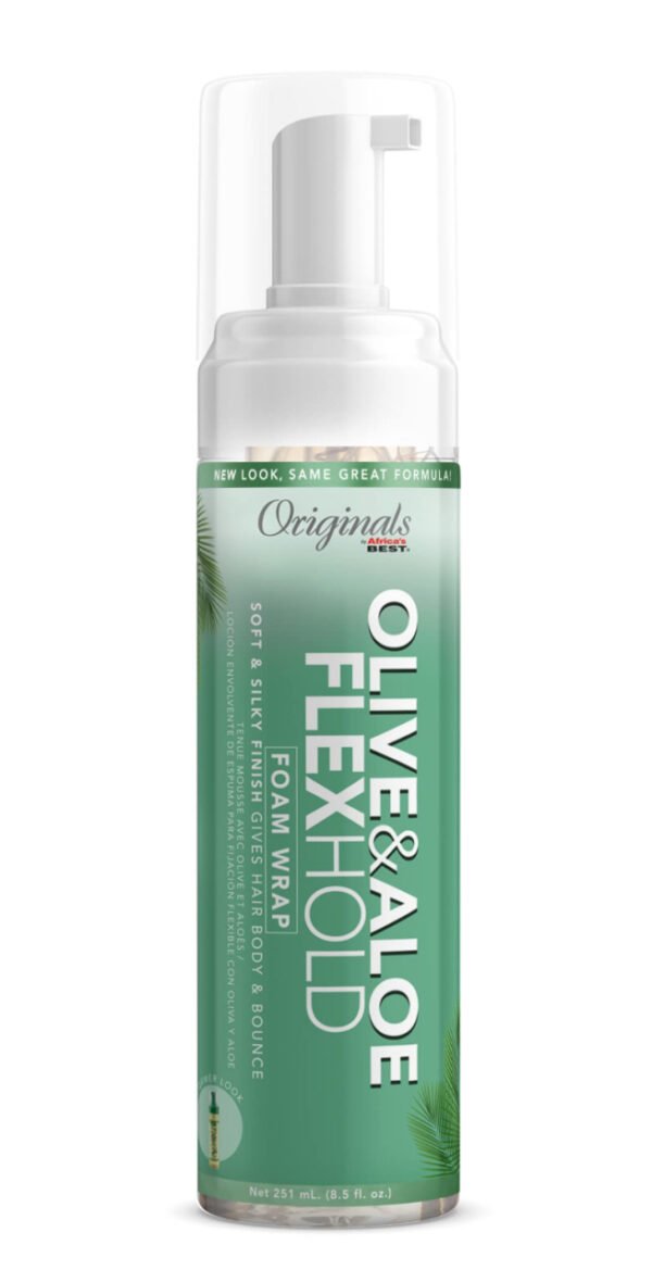 Originals By Africa's Best Olive & Aloe Flex Hold Foam Wrap