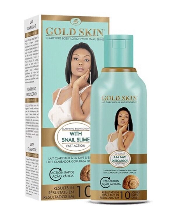 Gold Skin With Snail Slime Body Lotion