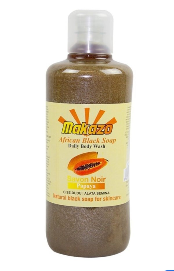 Makazo African Black Soap Papaya