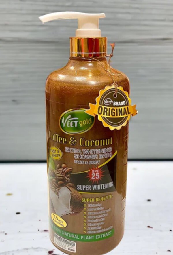 Veet Gold Coffee & Coconut Extra Whitening Shower bath
