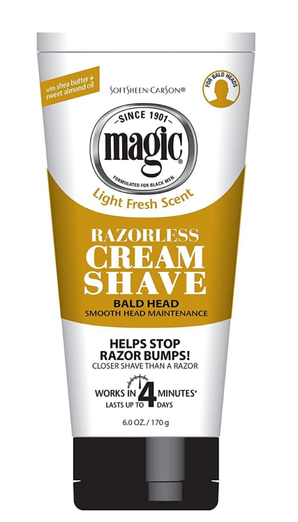 Magic Razorless Cream Shave Bald Head
