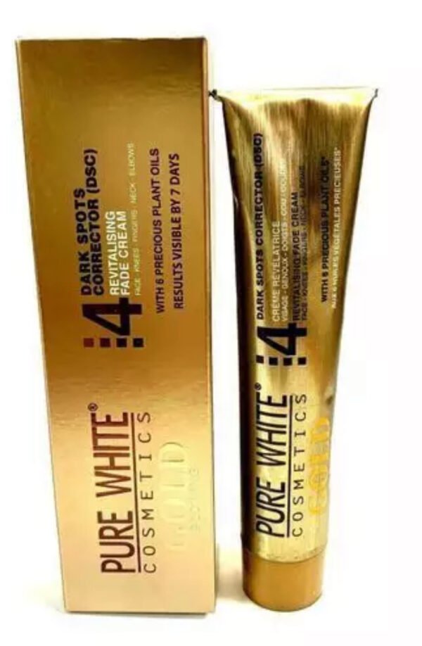 Pure White Cosmetics Gold 4 Tube Cream