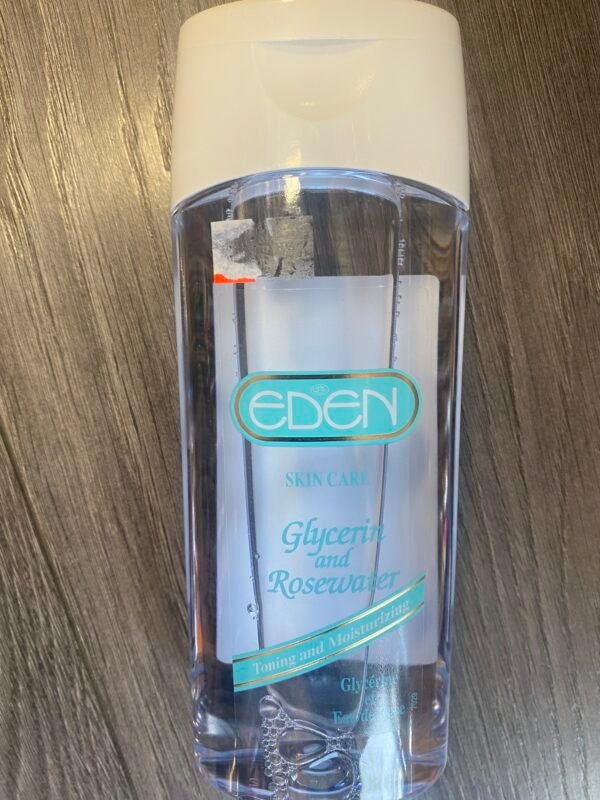 Eden Glycerin & Rose Water Toning & Moisturizing