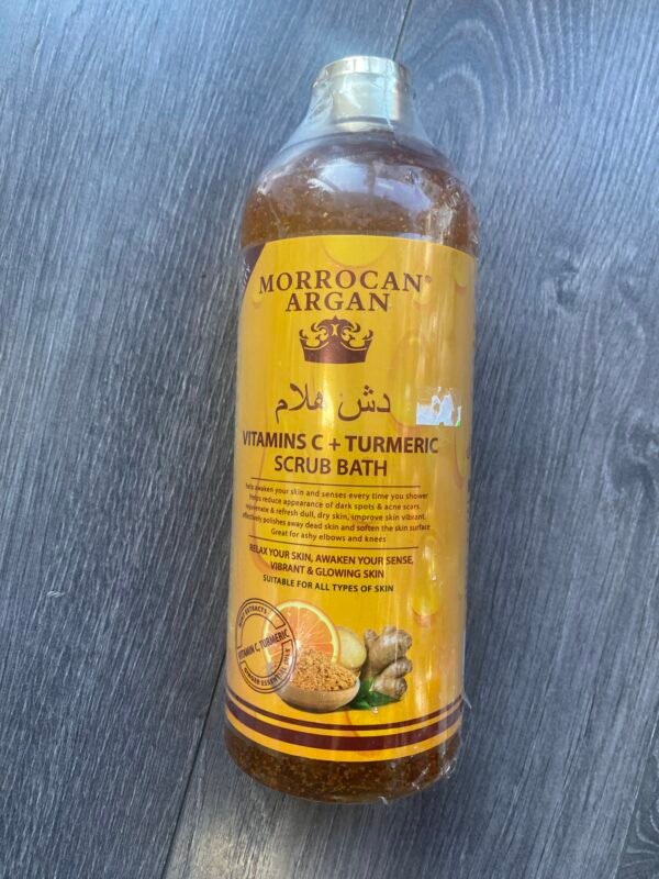 Morrocan Argan Vitamins C + Turmeric Scrub Bath