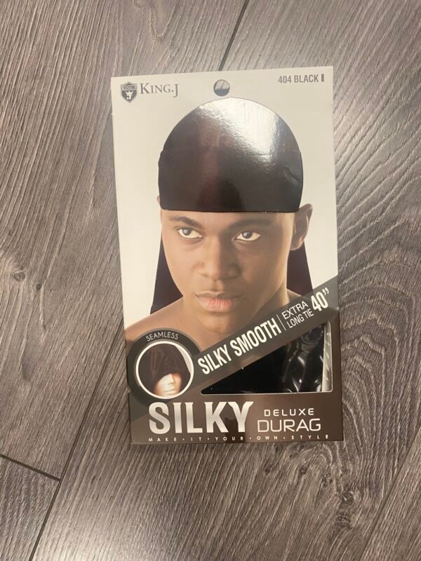 King. J Black Silky Smooth Deluxe Durag