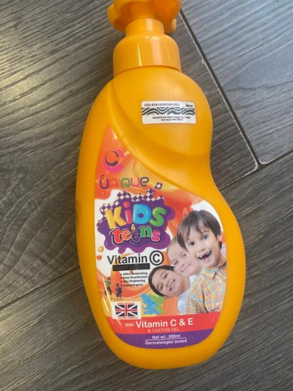 Unique Kids & Teens Vitamin C Body Lotion