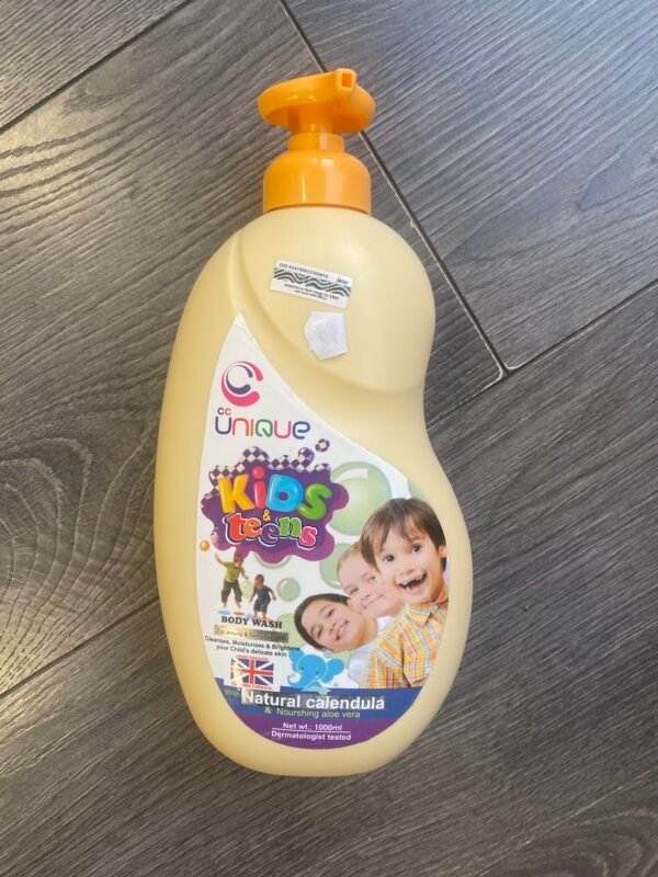 Unique Kids & Teens Body Wash With Natural Calendula & Nourishing Aloe Vera