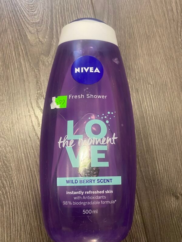 Nivea Fresh Shower With Wild Berry Scent