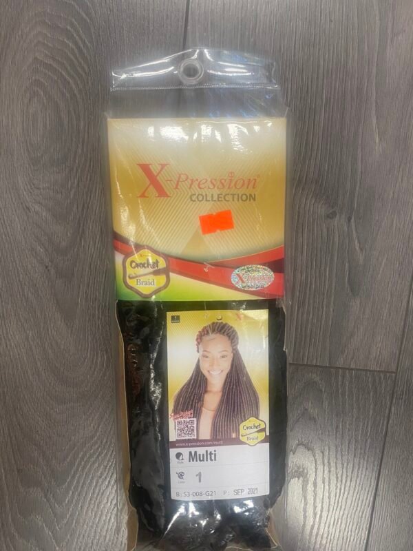 X-pression Collection Crochet Braid Multi Colour 1