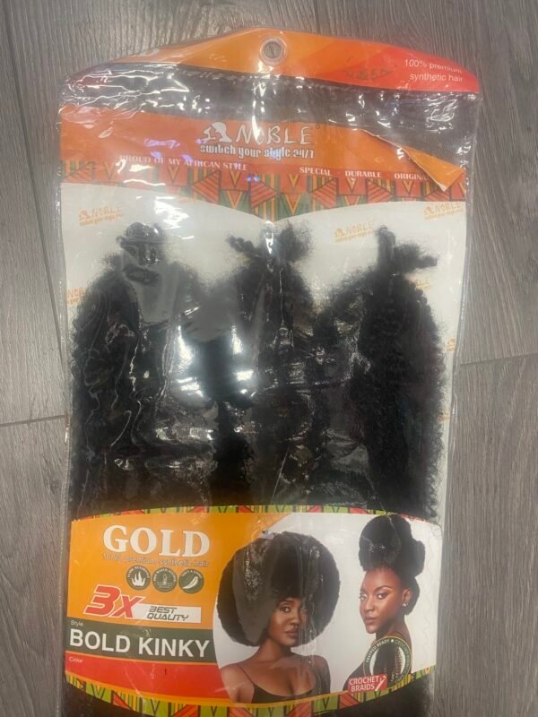 Noble Gold Bold Kinky Color 1