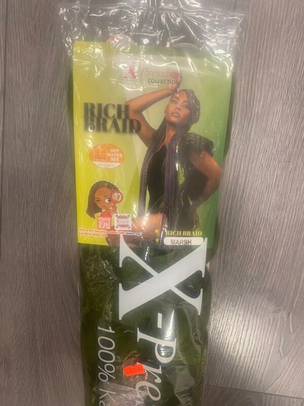 X-pression collection Rich Braid Marsh Colour