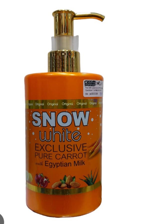 Snow White Exclusive Pure Carrot Egyptian Milk